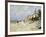 Beach At Trouville-Claude Monet-Framed Art Print