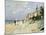 Beach At Trouville-Claude Monet-Mounted Art Print