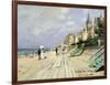 Beach At Trouville-Claude Monet-Framed Art Print