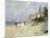 Beach At Trouville-Claude Monet-Mounted Art Print