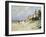 Beach At Trouville-Claude Monet-Framed Art Print