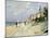 Beach At Trouville-Claude Monet-Mounted Art Print