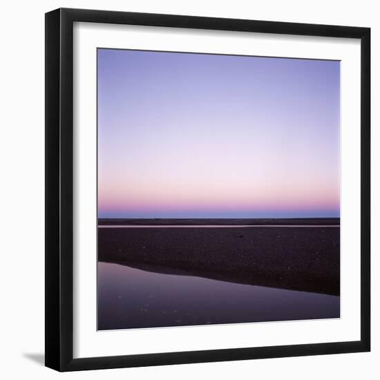 Beach at Twilight-Micha Pawlitzki-Framed Photographic Print