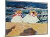 Beach at Valencia-Joaqu?n Sorolla y Bastida-Mounted Giclee Print