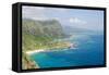 Beach at Waimanalo Bay, Windward Coast, Oahu, Hawaii, United States of America, Pacific-Michael DeFreitas-Framed Stretched Canvas