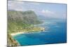Beach at Waimanalo Bay, Windward Coast, Oahu, Hawaii, United States of America, Pacific-Michael DeFreitas-Mounted Photographic Print