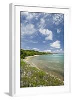 Beach at Well Bay, Beef Island, Tortola, British Virgin Islands-Macduff Everton-Framed Photographic Print