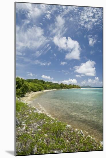 Beach at Well Bay, Beef Island, Tortola, British Virgin Islands-Macduff Everton-Mounted Photographic Print