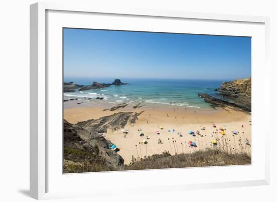 Beach at Zambujeira Do Mar, Portugal, Europe-Alex Treadway-Framed Photographic Print