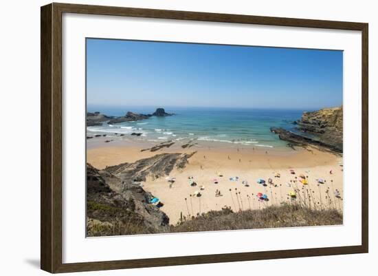 Beach at Zambujeira Do Mar, Portugal, Europe-Alex Treadway-Framed Photographic Print