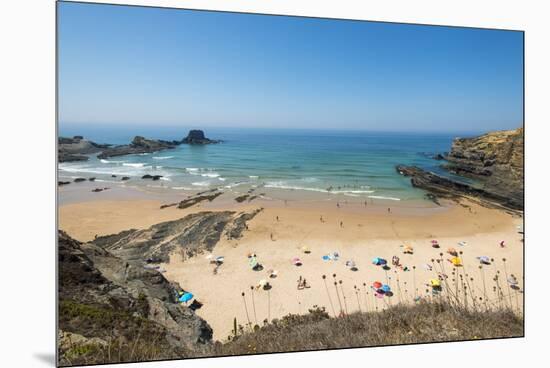 Beach at Zambujeira Do Mar, Portugal, Europe-Alex Treadway-Mounted Premium Photographic Print