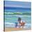 Beach Babe-Lucelle Raad-Stretched Canvas