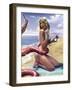 Beach Babe-Rob Johnson-Framed Giclee Print