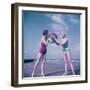 Beach Babes and Ball-null-Framed Photographic Print