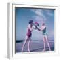 Beach Babes and Ball-null-Framed Photographic Print