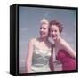 Beach Babes-null-Framed Stretched Canvas