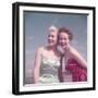 Beach Babes-null-Framed Photographic Print