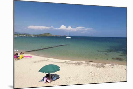 Beach, Baia Di Nora, Cagliari, Sardinia, Italy, Mediterranean, Europe-John-Mounted Photographic Print