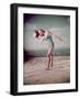 Beach Ball Girl, Woof-Charles Woof-Framed Premium Photographic Print