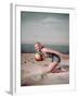 Beach Ball Girl, Woof-Charles Woof-Framed Photographic Print