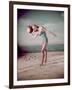 Beach Ball Girl, Woof-Charles Woof-Framed Photographic Print