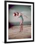 Beach Ball Girl, Woof-Charles Woof-Framed Photographic Print