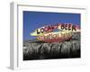 Beach Bar Sign, Grand Cayman, Cayman Islands, Caribbean-Walter Bibikow-Framed Photographic Print