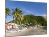 Beach Bars at Frigate Bay Southside, St. Kitts, Caribbean-Greg Johnston-Mounted Photographic Print