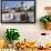 Beach Basket Seats in Front of Health Spa, Binz, Rygen Island, Germany-Peter Adams-Framed Photographic Print displayed on a wall