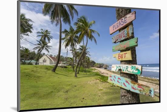 Beach, Bathsheba, St. Joseph, Barbados, West Indies, Caribbean, Central America-Frank Fell-Mounted Photographic Print