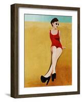 Beach Beauty-Clayton Rabo-Framed Giclee Print