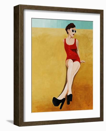 Beach Beauty-Clayton Rabo-Framed Giclee Print