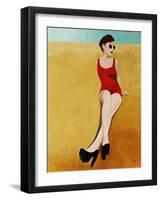 Beach Beauty-Clayton Rabo-Framed Giclee Print