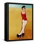Beach Beauty-Clayton Rabo-Framed Stretched Canvas