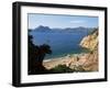 Beach Below Piana, Corsica, France, Mediterranean-Yadid Levy-Framed Photographic Print