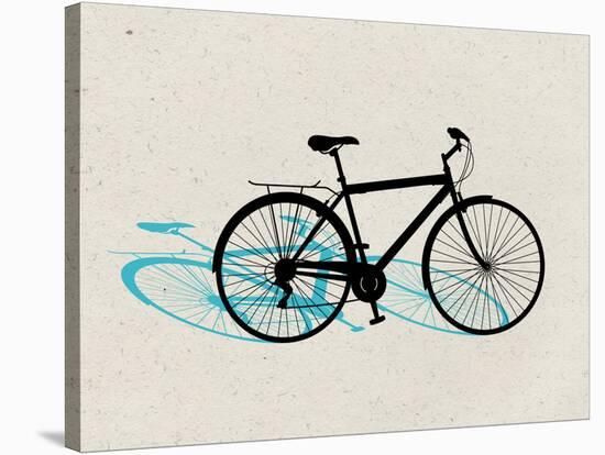 Beach Bike Pop Art-null-Stretched Canvas