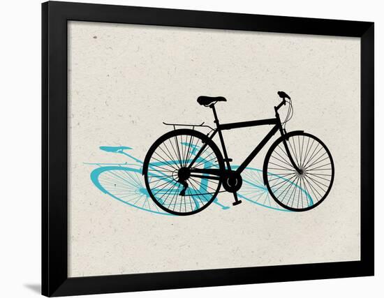 Beach Bike Pop Art-null-Framed Poster