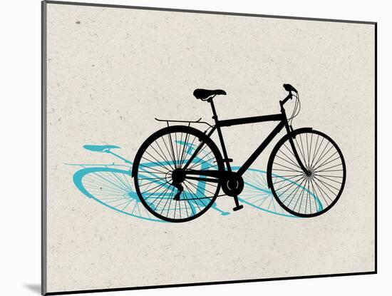 Beach Bike Pop Art-null-Mounted Poster