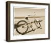 Beach Bike-null-Framed Art Print
