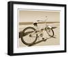 Beach Bike-null-Framed Art Print