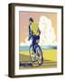 Beach Bike-David Chestnutt-Framed Giclee Print