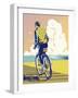 Beach Bike-David Chestnutt-Framed Giclee Print