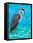 Beach Bird I-Julie DeRice-Framed Stretched Canvas