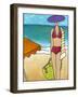 Beach Blanket Baby II-Chariklia Zarris-Framed Art Print