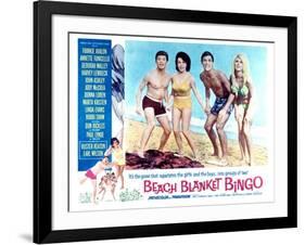 Beach Blanket Bingo, Frankie Avalon, Annette Funicello, Mike Nader, 1965-null-Framed Art Print