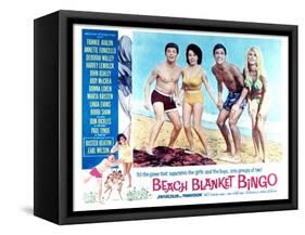 Beach Blanket Bingo, Frankie Avalon, Annette Funicello, Mike Nader, 1965-null-Framed Stretched Canvas