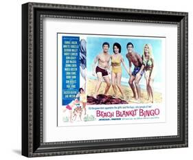 Beach Blanket Bingo, Frankie Avalon, Annette Funicello, Mike Nader, 1965-null-Framed Art Print