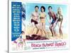 Beach Blanket Bingo, Frankie Avalon, Annette Funicello, Mike Nader, 1965-null-Stretched Canvas