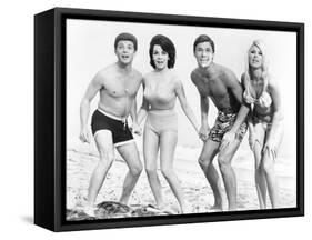 Beach Blanket Bingo-null-Framed Stretched Canvas