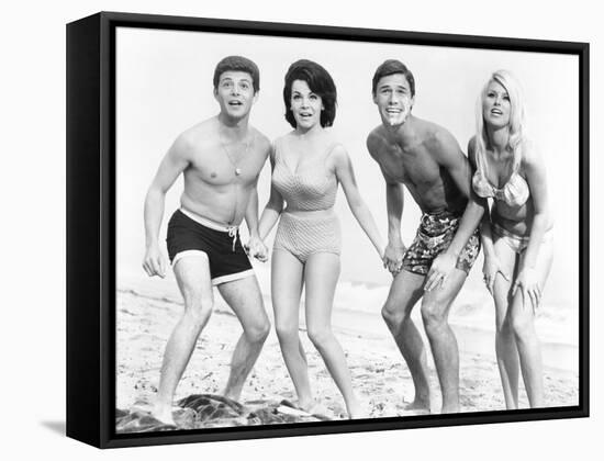 Beach Blanket Bingo-null-Framed Stretched Canvas